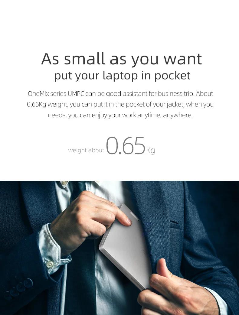 Ноутбук One Mix 3 мини для ПК, планшета Windows 10 Intel Core M3-8100Y считыватель отпечатков пальцев 8," ips 8GB ram ультрабук