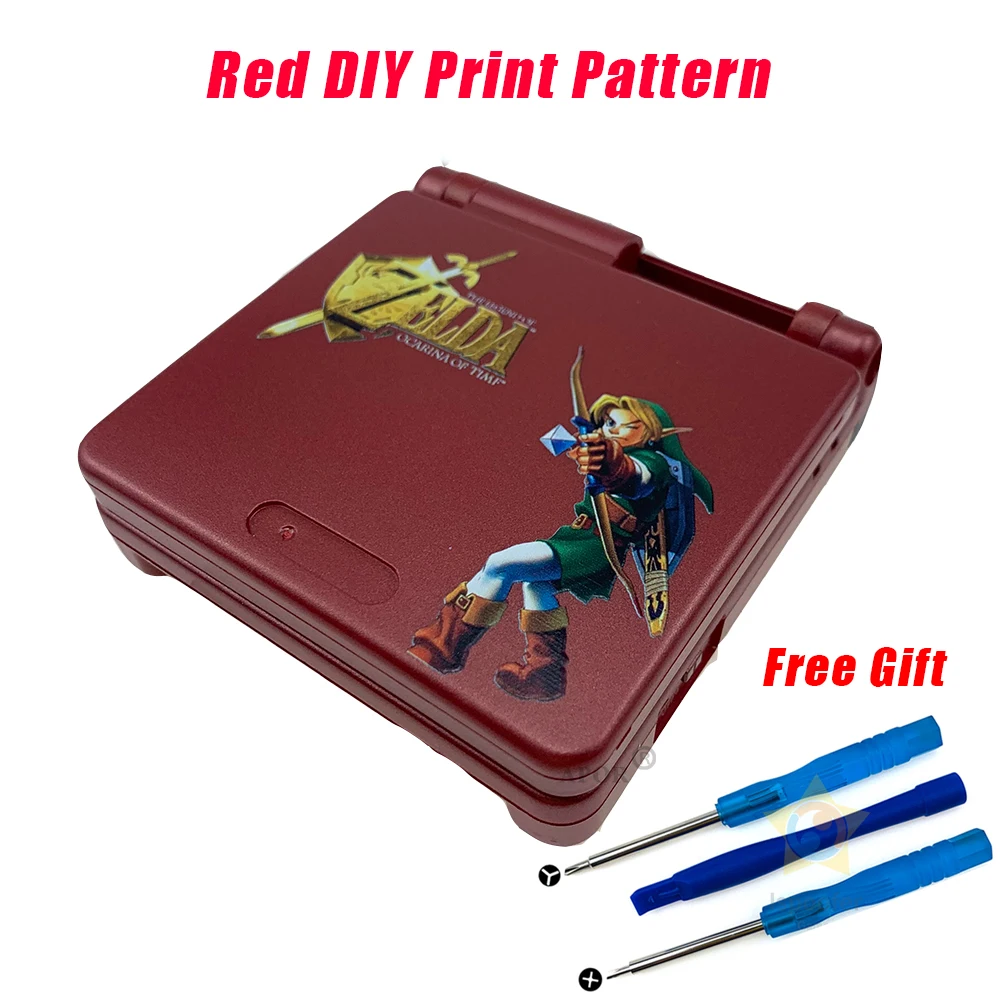 任天堂用の完全交換シェル,限定版2020,ゲームボーイアドバンスsp