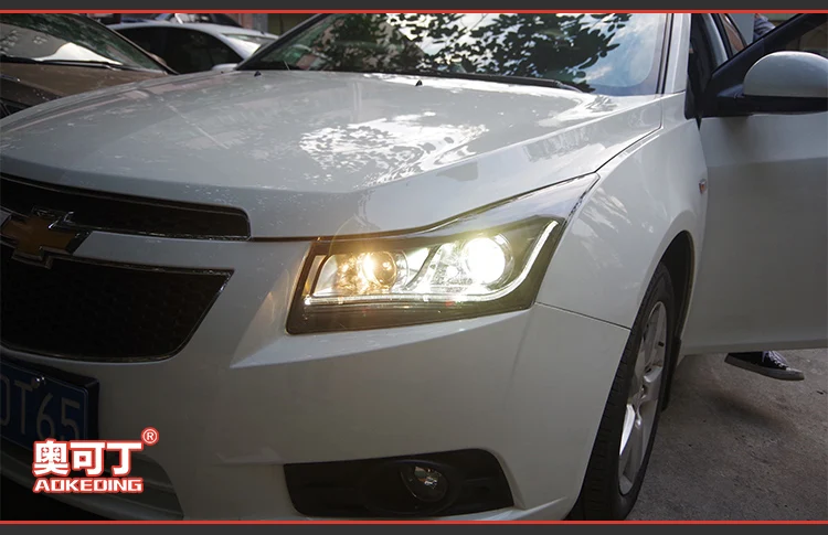 Фара для Chevrolet Cruze 2009- головной светильник s противотуманный светильник s дневной ходовой светильник DRL H7 светодиодный Биксеноновая лампа автомобильные аксессуары