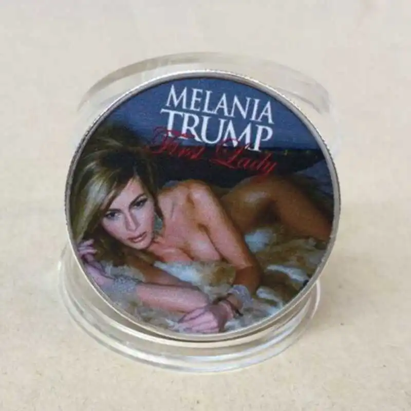 Соединенные Штаты первая леди вызов монета Мелания Трамп Посеребренная