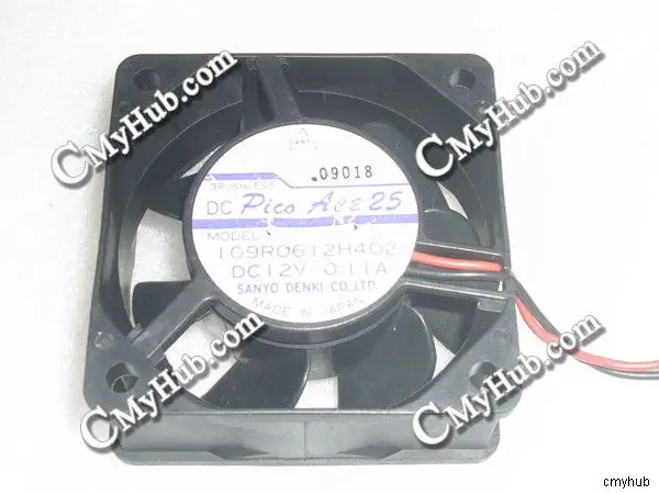 Для SANYO 109R0612H402 DC12V 0.11A 6025 6 см 60 мм 60x60x25 4pin 2 провода Вентилятор охлаждения |