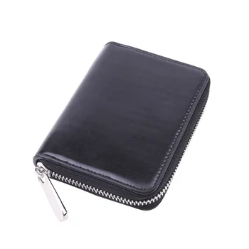 

Oil Wax Leather Short Microfiber Men's Wallet Mobile Phone Zip Fastener Coin Purse Billetera Hombre Carteira Masculina Fashion