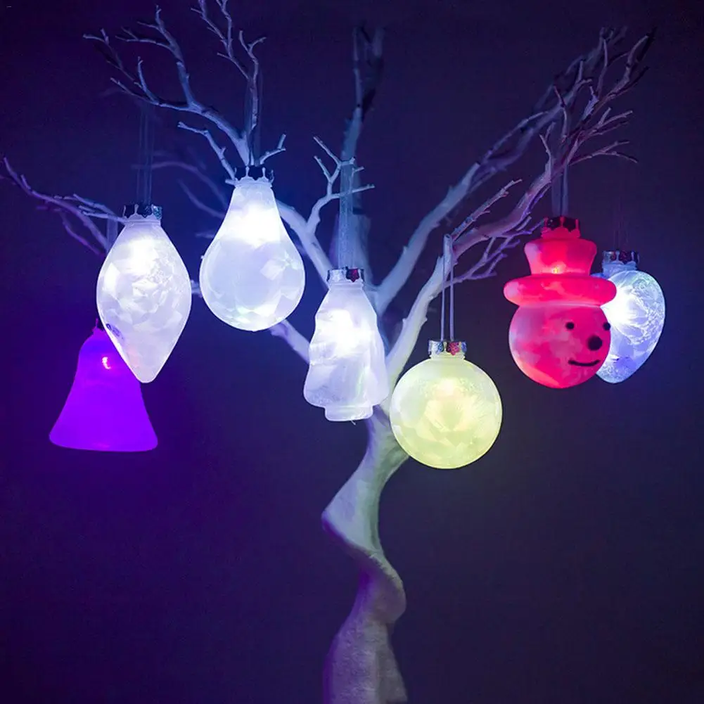 

Holiday LED Lights Colorful Christmas Ball Pendant Lights for Christmas Tree Window Home Party Decoration