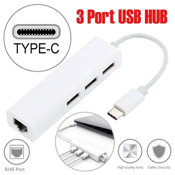 

USB3.1 Type-C To 2.0Hub Hub 3 Ports Usb Network Card For Macbook Air Expansion Usb Hub 3-Port Usb Splitter