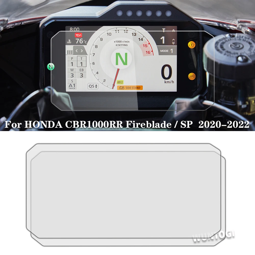 

For HONDA CBR1000RR Fireblade CBR 1000RR SP 20-22 Motorcycle Dashboard Screen Protector Cluster Scratch Screen Protection Film