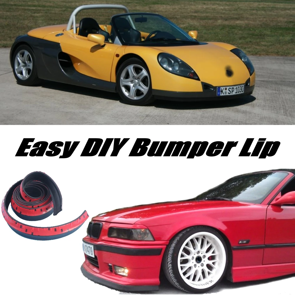 NOVOVISU Bumper Lip Deflector Lips For Renault Sport Spider Front Spoiler Skirt Car Tuning / Body Kit Strip |