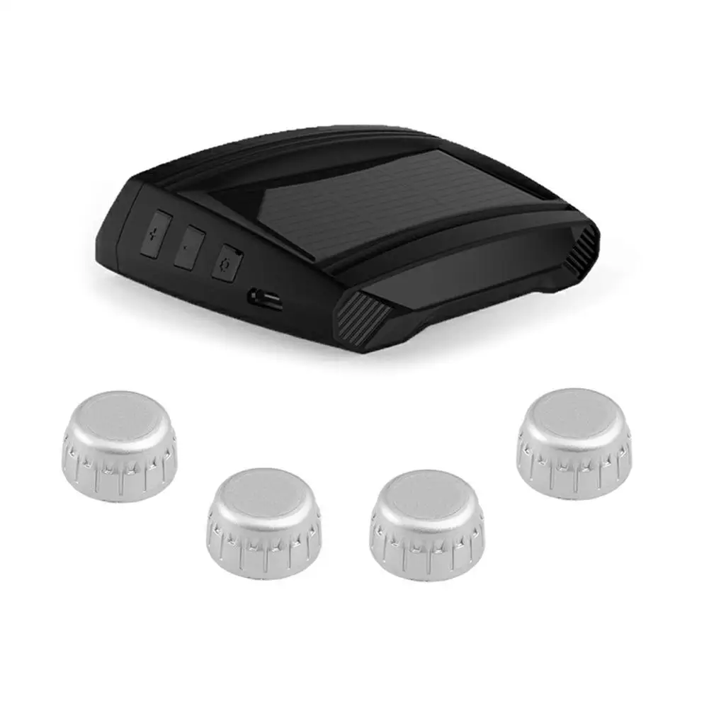 Kuulee T802 беспроводной TPMS датчик давления в шинах встроенный инструмент система мониторинга USB Солнечная энергия автомобильный монитор давления в шинах