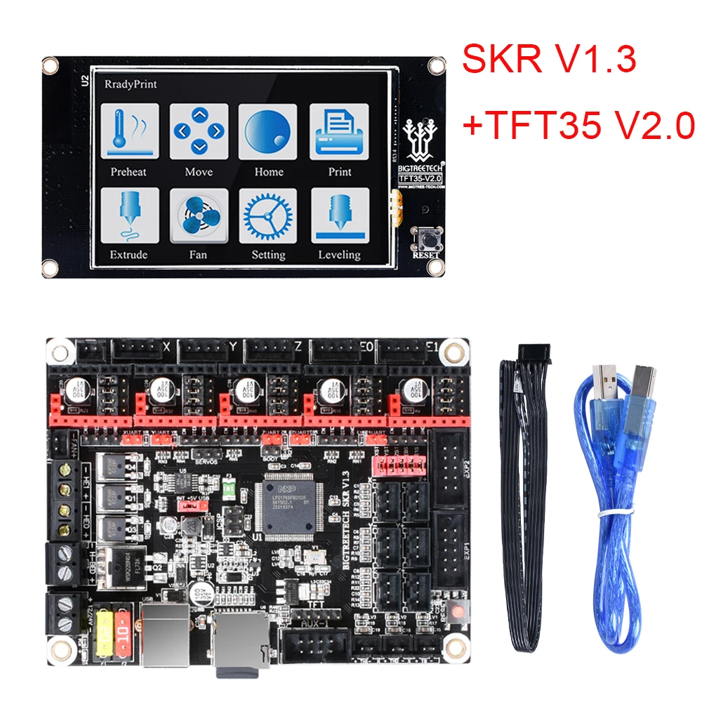 BIGTREETECH СКР V1.3 доска 32 бит Smoothieboard+ BLtouch V3.0+ TFT35 Сенсорный экран+ TMC2208 TMC2130 3D-принтеры Запчасти MKS GEN L A4988