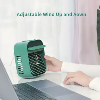 

Portable Desktop Humidification Cooling Fan Circulation Humidification Refrigeration Page Fan Office Home Dormitory Fan