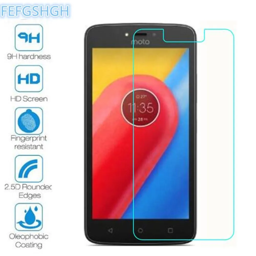 2PCS Tempered Glass For Motorola Moto C XT1754 XT1750 XT1723 Explosion Proof Screen Protector Moto C Plus Protective Film Glass afbeelding