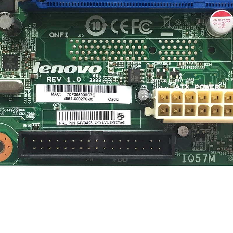 Original For Lenovo ThinkServer TS200v E20 E21 Q57 IQ57M Desktop motherboard MB H81 LGA 1156 DDR3 64Y8423 fully Tested