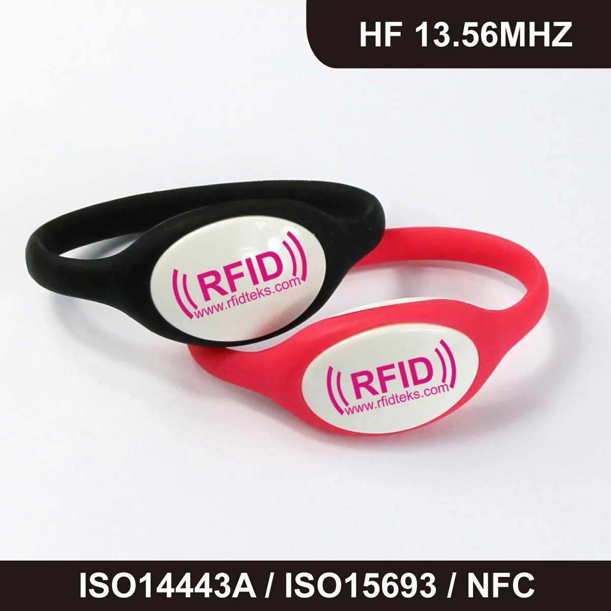 WB12 силиконовый браслет RFID/браслет с биркой, RFID браслет рчид браслет ISO14443A ISO15693 наручный браслет NFC