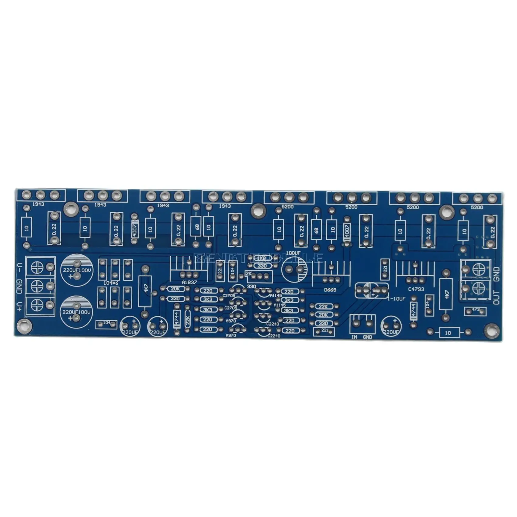 HiFi-DIY-2SA1943-2SC5200-High-Power-Mono-400W-Home-Audio-Amplifier