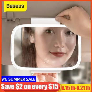 

Baseus Vanity Makeup Mirror Light Lamp 8.3 Inch for Car Sun Visor Mirror Touch Screen Dimmable LED Light Auto Cosmetic Light