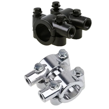 

2Pcs/Lot Universal Motorcycle 8mm 10mm Mirror Adaptor Mount Clamp Rear View Mirrors Holder Brackets Support Kit