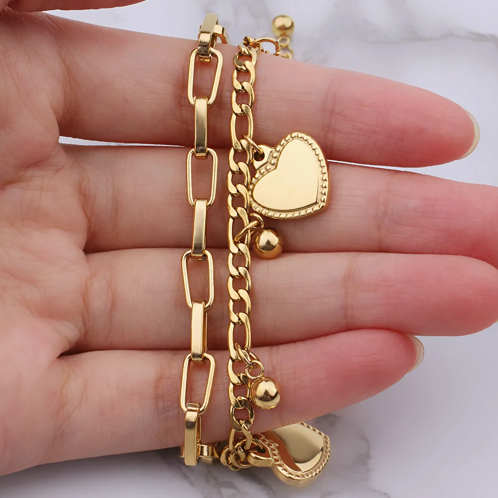 Adjustable Gold Chain Bracelets With Heavy Metal Charm Bracelets For Women  For Women /Sets From Bejeweled5658, $1.77 | DHgate.Com