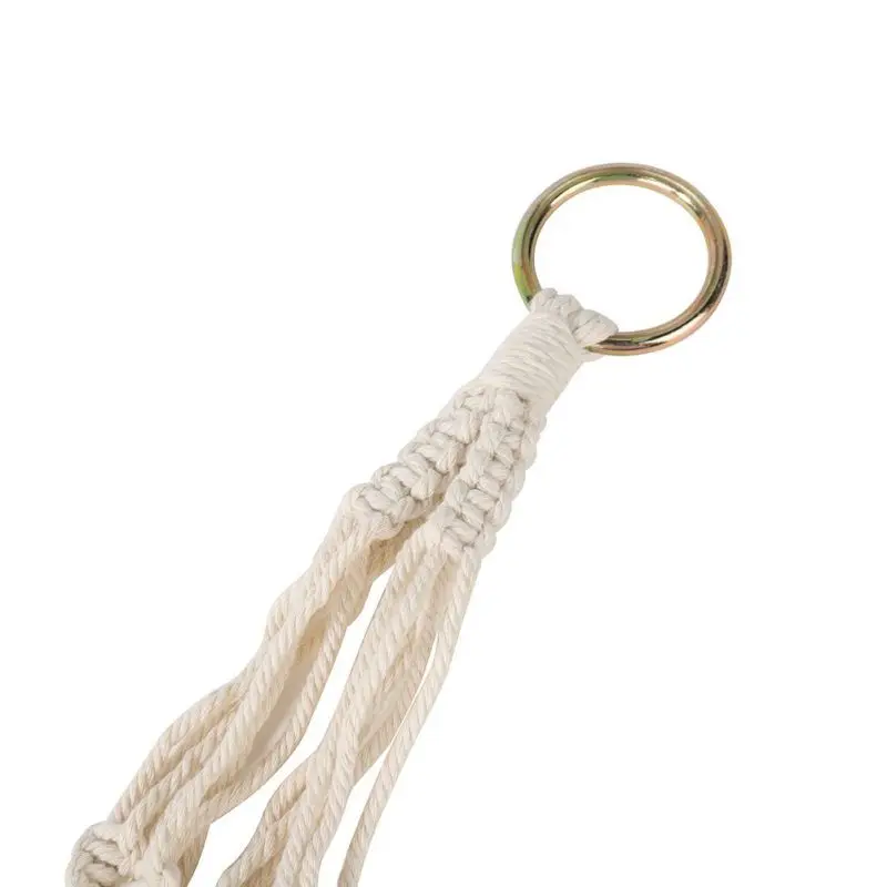 Держатель для корзины для балкона, садовый декор, украшение для дома, Hogar, ручная работа, Хлопковый Канат, вешалки для растений, цветочный горшок, Висячие плантаторы
