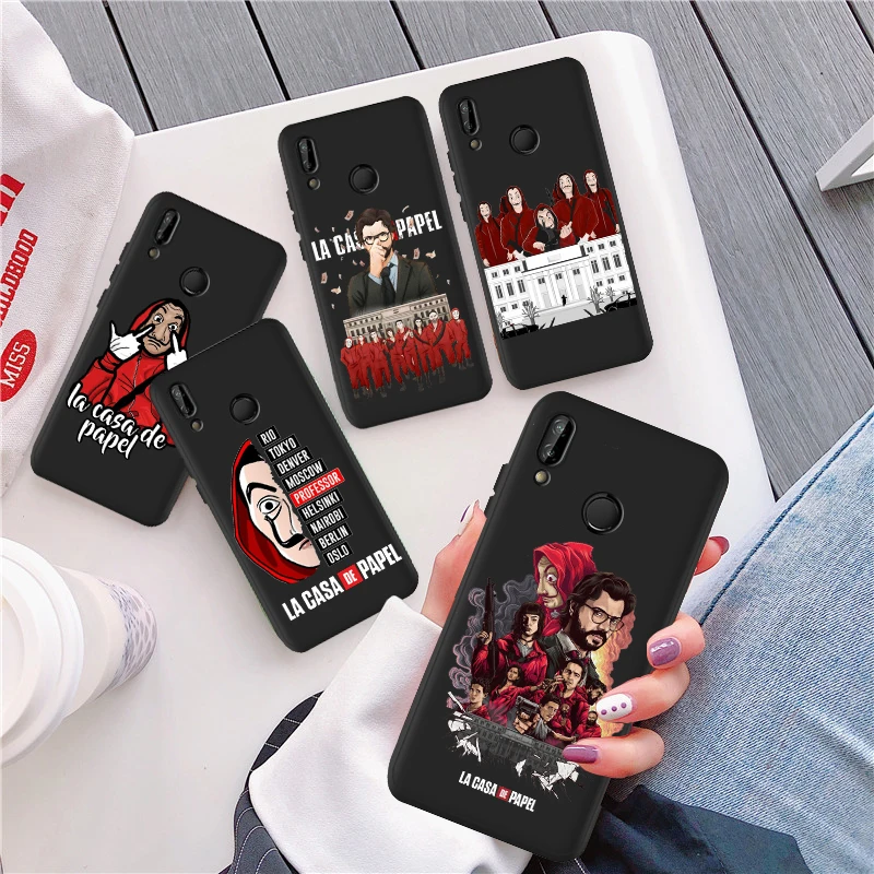 La Casa de papel The Paper House Phone Case for Huawei P30 Lite Cover p smart 2019 P20 P40 P10 Pro | Мобильные телефоны и