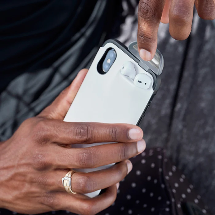 Горячая унифицированный защитный совместимый для iPhone беспроводной Bluetooth гарнитура хранения чехол для телефона