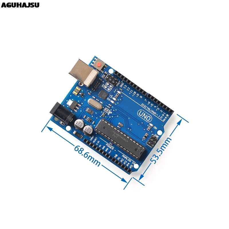 Высокое качество один набор UNO R3 официальная коробка ATMEGA16U2+ MEGA328P чип для Arduino UNO R3 макетная плата+ USB кабель