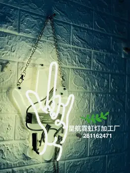 

Love Neon Light Signs LED signs New BBQ Cow Light Neon Beer Sign Bar Sign Real Glass Neon Light Beer Sign 17 inch