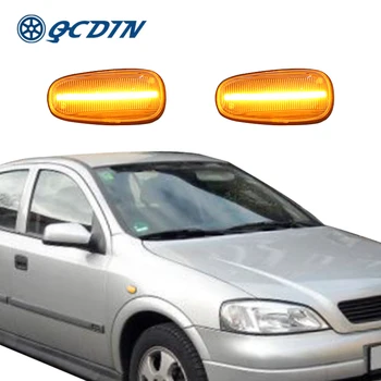 

QCDIN For Opel Zafira A 1999-2005 Side Marker Light Turn Signal Light Adapter Signal Light For Astra G 1998-2009 Turn Light