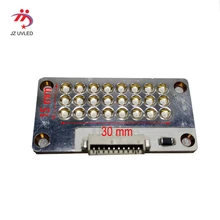 301528 06C УФ-Светодиодный модуль для УФ-геля, отверждающий свет, УФ планшетный принтер, чернила, лак, отверждающие сухие лампы, 365nm 395nm ультрафиолетовые огни