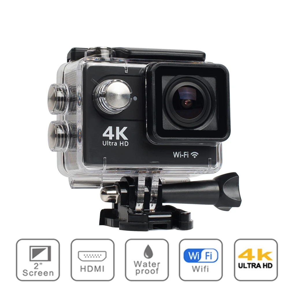 Originele H9 Actie Camera Ultra Hd 4k 30fps Wifi 2 0 170d Onderwater Waterdichte Gopro Video Opname Camera Sport Cam Sports Action Video Camera Aliexpress