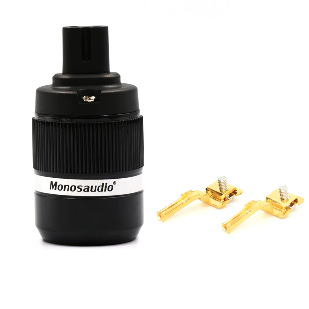 Monosaudio F180 рис. 8 Разъем питания, 25A/250 В Женский Разъем питания из чистой меди, IEC320 C7 сетевой разъем питания