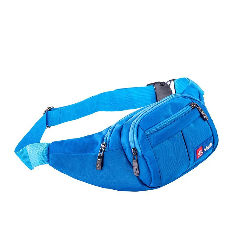 Поясная Сумка для живота, пояс для мужчин и женщин, поясная сумка для мужчин и женщин - Цвет: Light Blue