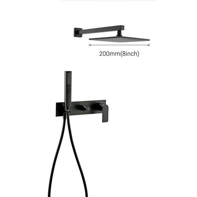 Matter Black 8inch