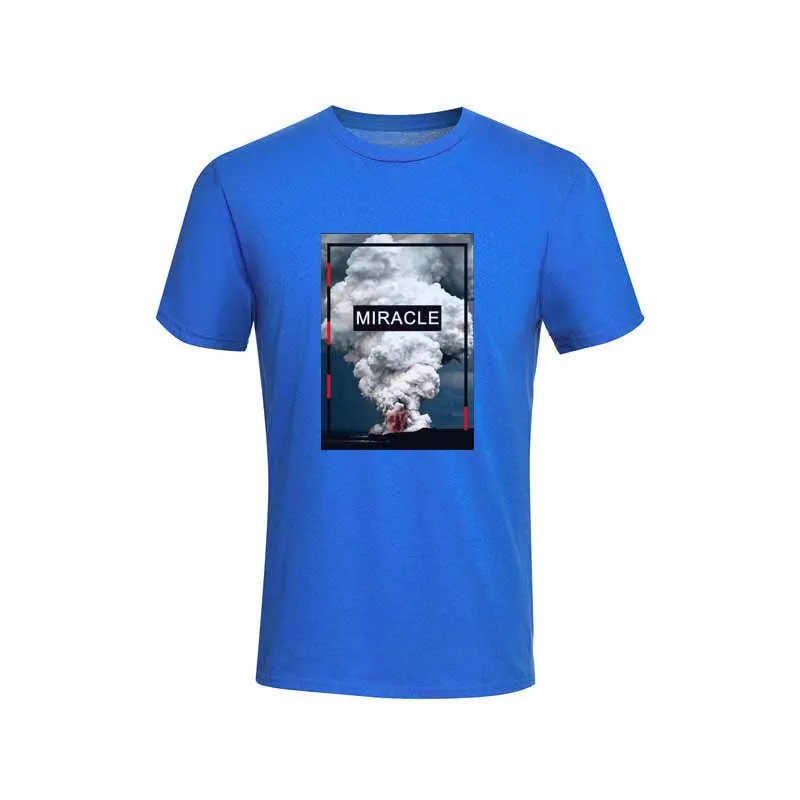 2019 Summer Men's Multi-Color Volcanic eruption Deer High Quality Cotton T Shirt Men's Short Sleeve Slim Business Casual Solid 2019 Summer Men's Multi-Color Volcanic eruption Deer High Quality Cotton T Shirt Men's Short Sleeve Slim Business Casual Solid