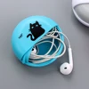 Round Earphone Case Multi-function ABS Wire Cable Organizer Rotary Storage Protective Data Line Box Headphone Storage Accessory ► Photo 3/6