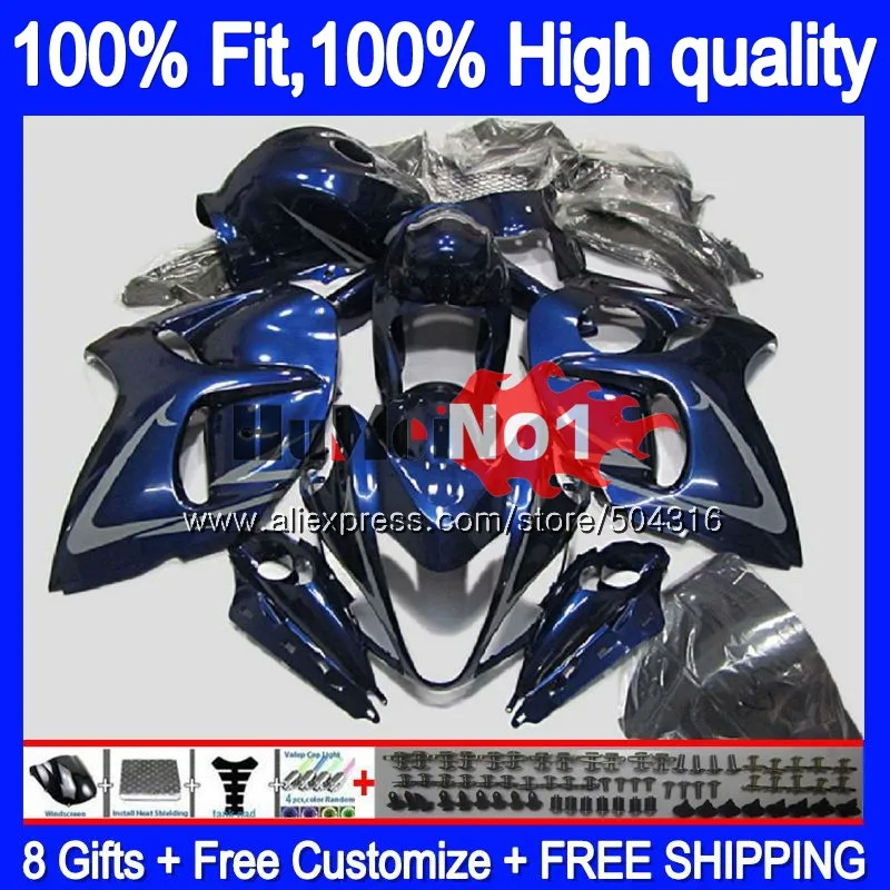 Инъекции для SUZUKI GSXR-1300 GSXR 1300 Hayabusa 30MC. 85 цвет: черный, синий GSXR1300 2008 2013 08 13, 14, 15, 16 лет обтекатель