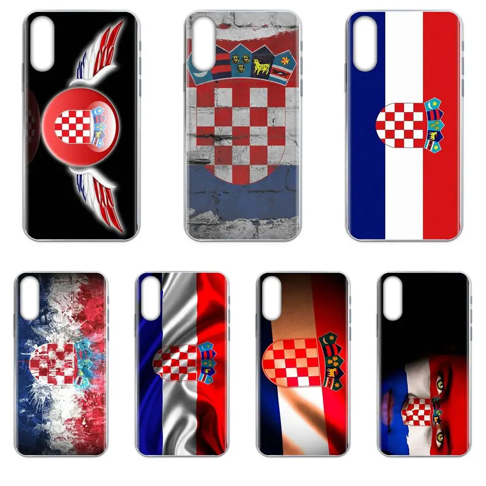 Hrvatska хорватский флаг для Huawei P7 P8 P9 P10 P20 P30 Lite Mini Plus Pro Y9 Prime P Smart Z 2018 2019 новейшие чехлы