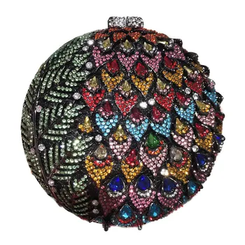 

Rhinestone Evening Bag Clutches for Women Luxury Colorful Crystal Diamond Evening Bag Clutches Wedding Bags Luxury Bag for Women