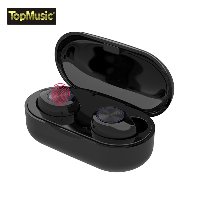 

TW60 TWS Bluetooth V5.0 Headset Sports Wireless Earphones 3D Stereo Earbuds Mini in Ear Dual Microphone With Charging box