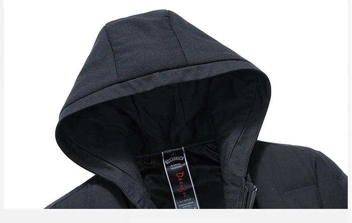 Aismz зимний пуховик с капюшоном мужской повседневный теплый модный пуховик мужской черный серый винный красный большой размер 3XL 4XL