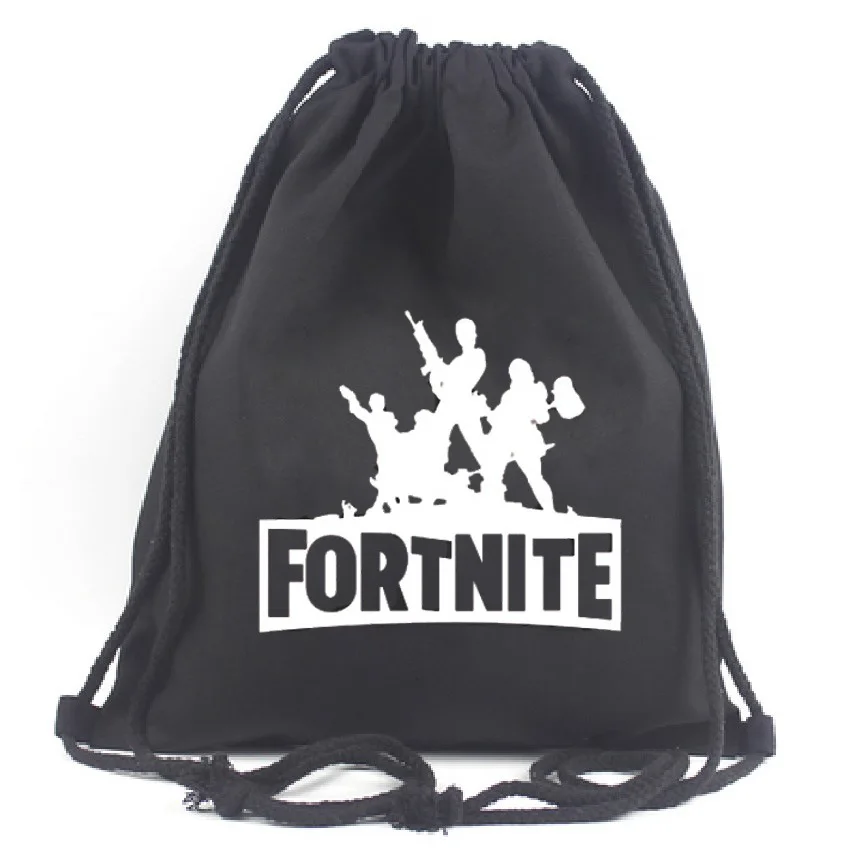 

Fortnite Game Mobilefortress Night Drawstring Shoulder Backpack Canvas Cinch Top Bag Student Backpack Casual Backpack