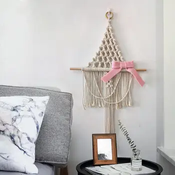 

Macrame Wall Hanging Woven Bohemian Wall Decor Decorations For Home Apartment Bedroom Dorm Room Cute Room Decor For Teen Girls