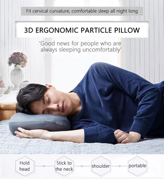 

Creative Deep Sleep 3D Neck Pillow Washable Polyester Pillowcase Cover Travel Home Bedding Protection Neck Comfortable Pillows