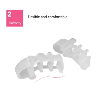 

2 Pair Toe Separator Hallux Valgus Orthotics Thumb Bunion Overlapping Toe Corrector Foot Care P9