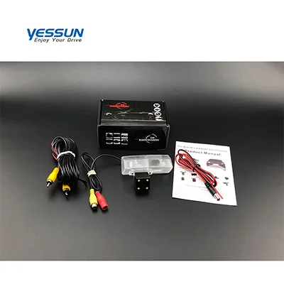 Yessun HD CCD ночного видения автомобиля заднего вида резервная камера водонепроницаемая для Toyota Matrix E140 2009 - Название цвета: RC8157