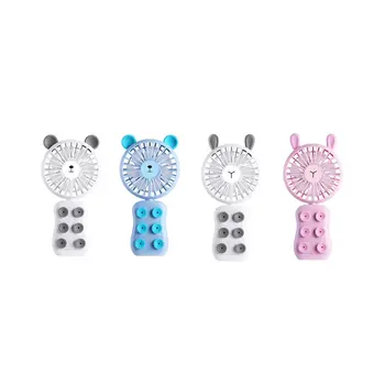 

3.7V 7 Blades Mini Handheld Sucker Fan USB Desktop Fan 2 Cooling Air conditioner Mini Cooler