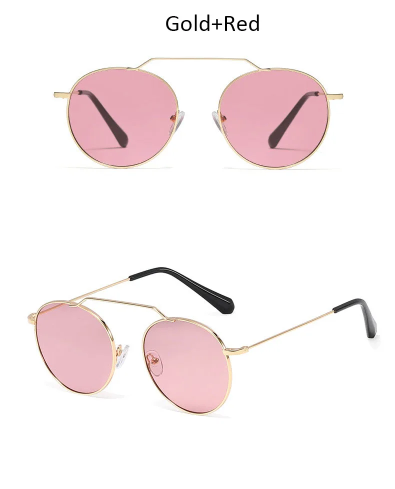 Винтажный модный круглый металлический каркас, бренд, дизайнерские Овальные Солнцезащитные очки для женщин, роскошные прозрачные линзы, Оттенки для женщин, очки для девушек