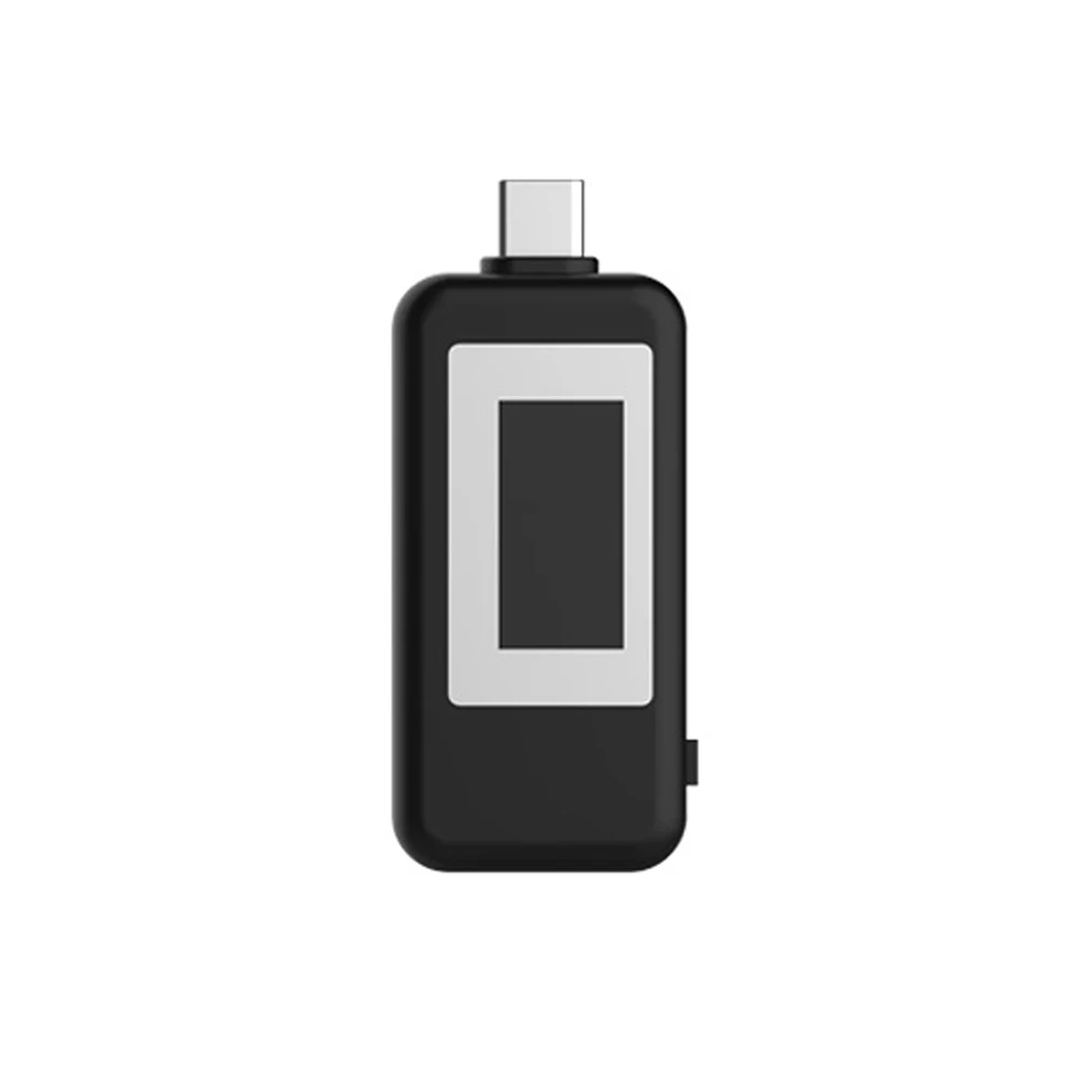 0-5.1A 4-30 в тип-c мощность USB Температура безопасности разъем Многофункциональный время дисплей тестер напряжение и электрический мультиметр - Цвет: Черный
