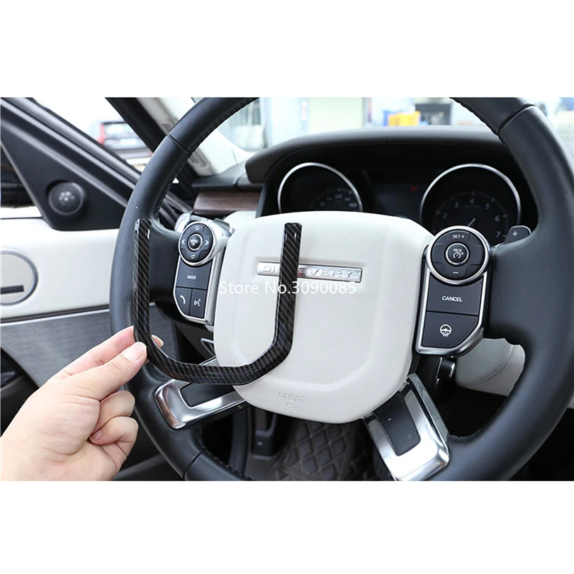 Углеродное волокно стиль ABS Автомобильный руль блесток для Land Rover Discovery 5 17-19 для Range Rover Sport Vogue 14-19 RR Velar