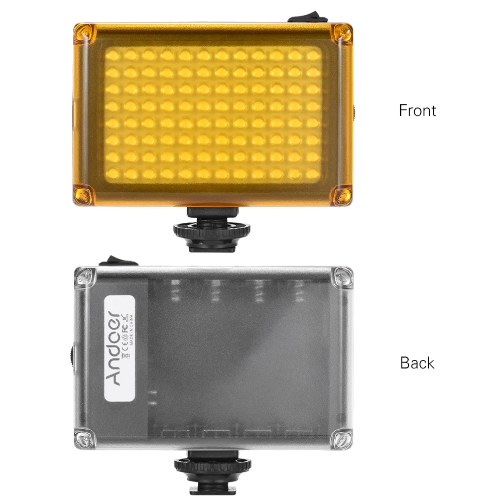 Andoer AD-96 Мини Портативный накамерный светодиодный светильник для видео заполняющий светильник 5500 K/3200 K CRI85+ светильник для камеры для Canon Nikon sony DSLR