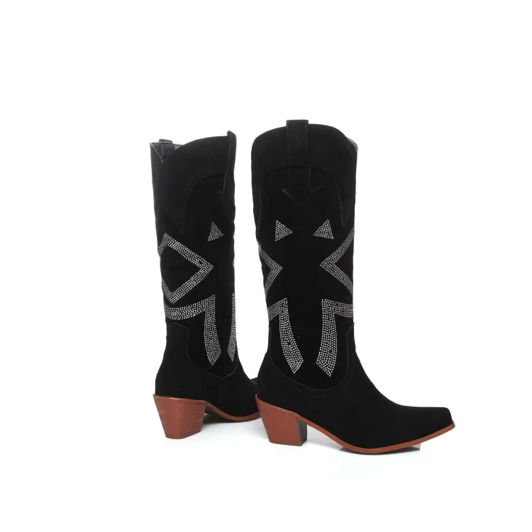 Женские сапоги до колена; chaussure; обувь в гладиаторском стиле; сезон осень-зима; теплые слипоны со стразами; женская обувь; zapatos mujer sapatoH333