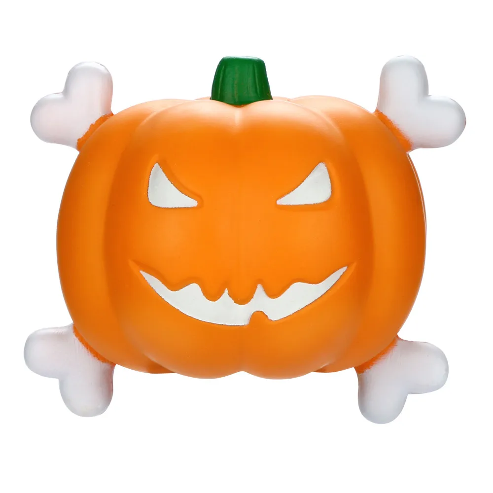 Squishies Тыква светящаяся медленно поднимающаяся фруктовая ароматическая сжимающая игрушка для снятия стресса светящаяся Милая Удобная игрушка для детей